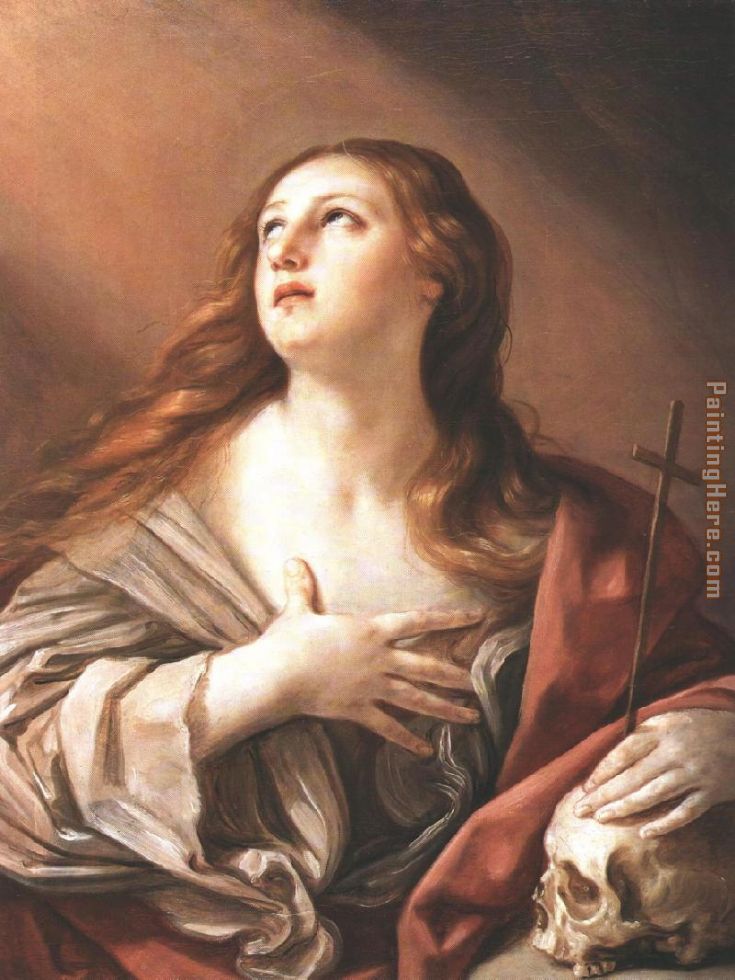 Unknown Artist The Penitent Magdalene By Guido Reni